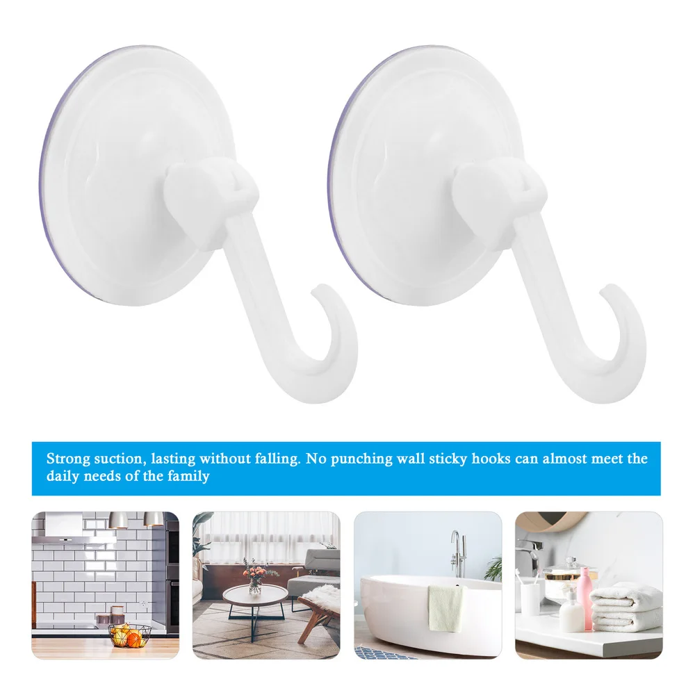 

15pcs Traceless Suction Cup Door Hooks Bath Towel Hooks Wall Mounted Home Hooks
