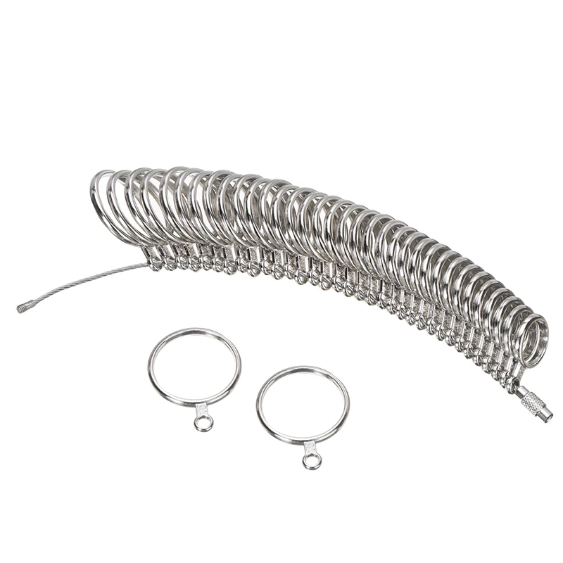 Новинка 1 набор металлических колец для измерения размера r измерительная палка