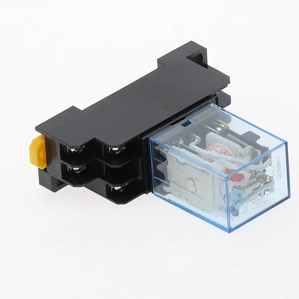12V 24V 36V 110V 220V 380V DC/AC 10A 8PIN катушки Мощность реле DPDT LY2NJ HH62P HHC68A 2Z с цоколя|Реле| |