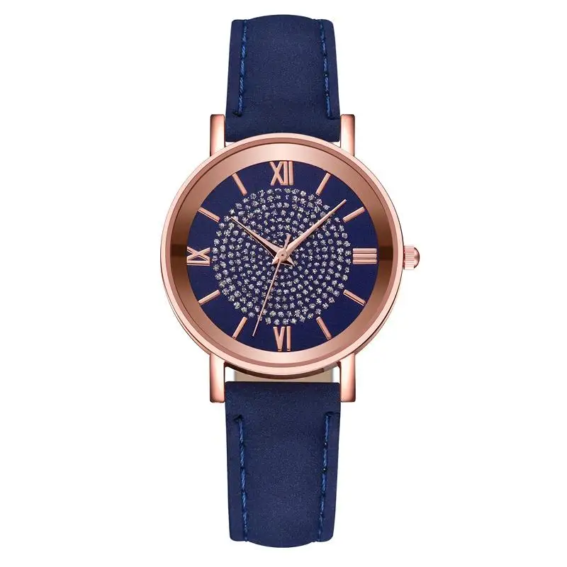 

New Brand Luxury Classic Women's Casual Quartz PU Leather Band Strap Watch Round Analog Clock Wrist Watches
