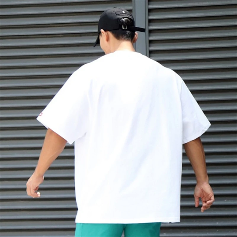 Футболка мужская хлопковая с принтом повседневная тренировочная коротким