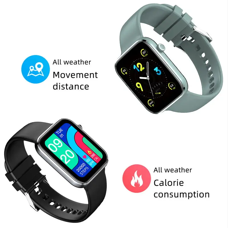 

LIGE New Women Smart Watch Sports Smartwatch Men 1.69 Inch Full Touch Wristwatch 24H Heart Rate Monitoring Bluetooth Smart Watch