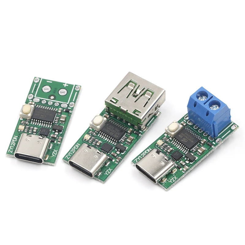 Type-C USB-C PD2.0 PD3.0 to DC Spoof Scam Быстрая зарядка триггер опрос-детектор USB-PD блокнот Модуль