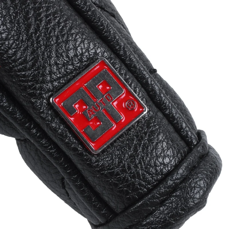 

Anti-slip Zipper Closure Car Gear Shift Knob Cover Black