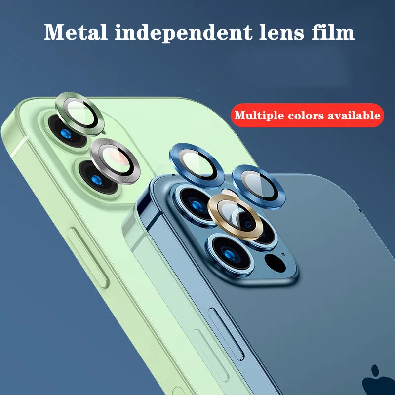 Металлическое Защитное стекло для камеры IPhone 11 12 Pro Max Mini IPhone11 IPhone12 Promax