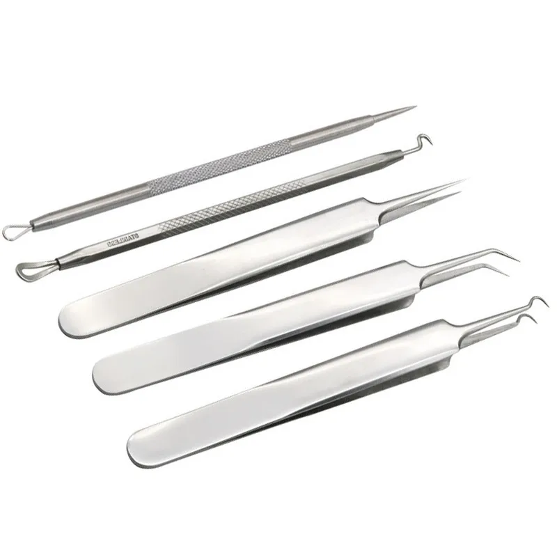 

5/10/25PCS Acne Blackhead Remover Needles to Remove Blackheads Black Spot Extractor Stainless Steel Pimple Removal Skin Care