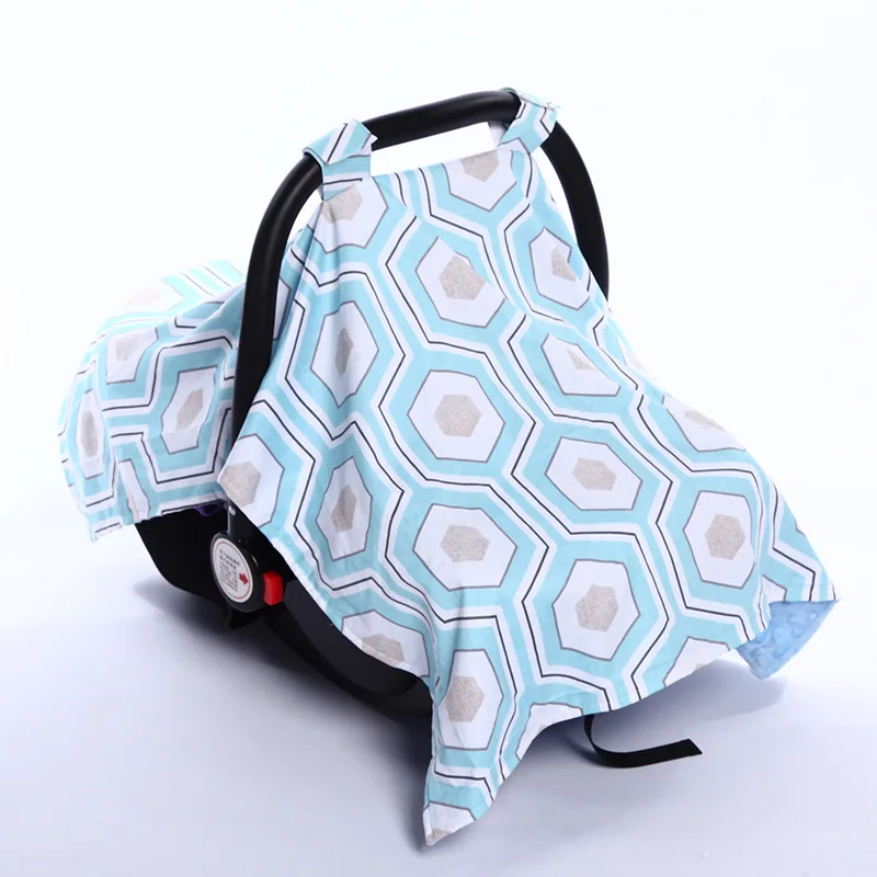 

Baby Car Seat Cover Canopy 2 Layers Infant Cozy Winter Carseat Covers Nursing Cover for Girls Boys Mum Brestfeeding