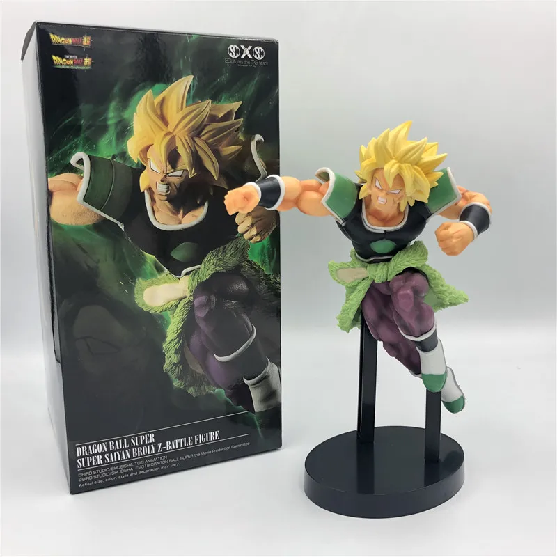 2019 Dragon Ball Z Super Broly Movie Ver. Зеленые волосы против Гоку броли Супер Saiyan боевой формы