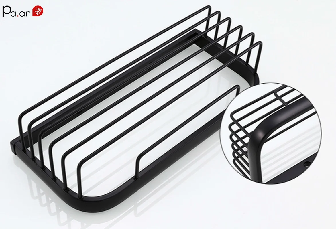 Набор аксессуаров для ванной комнаты 1: держатель бутылки шампуня салфеток полка