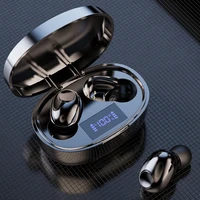 tws wireless bluetooth 5 1 earphone led display in ear headphones sports waterproof headsets hifi stereo earphone with mic