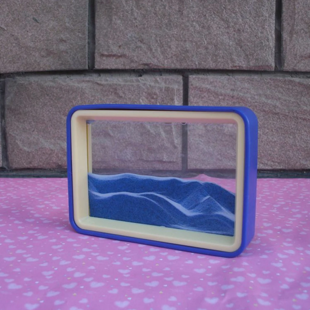 3d-динамические песочные часы плавающий жидкий пузырь для масла таймер движения