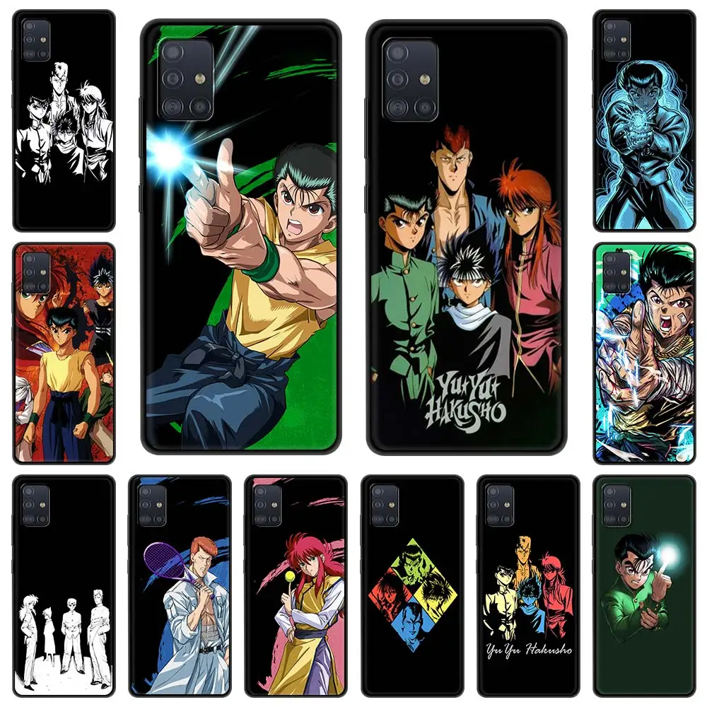 

Yu Hakusho аниме чехол для телефона Samsung Galaxy A51 A71 A21S A12 A11 A31 A52 A41 A32 5G A72 A01 мягкий силиконовый черный чехол