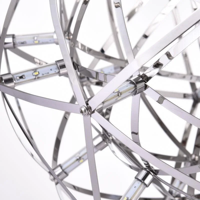 

Modern Firework Spark Ball LED Pendant Light Stainless Steel Pendant Lamps Home Decor Lighting AC110-240V Input