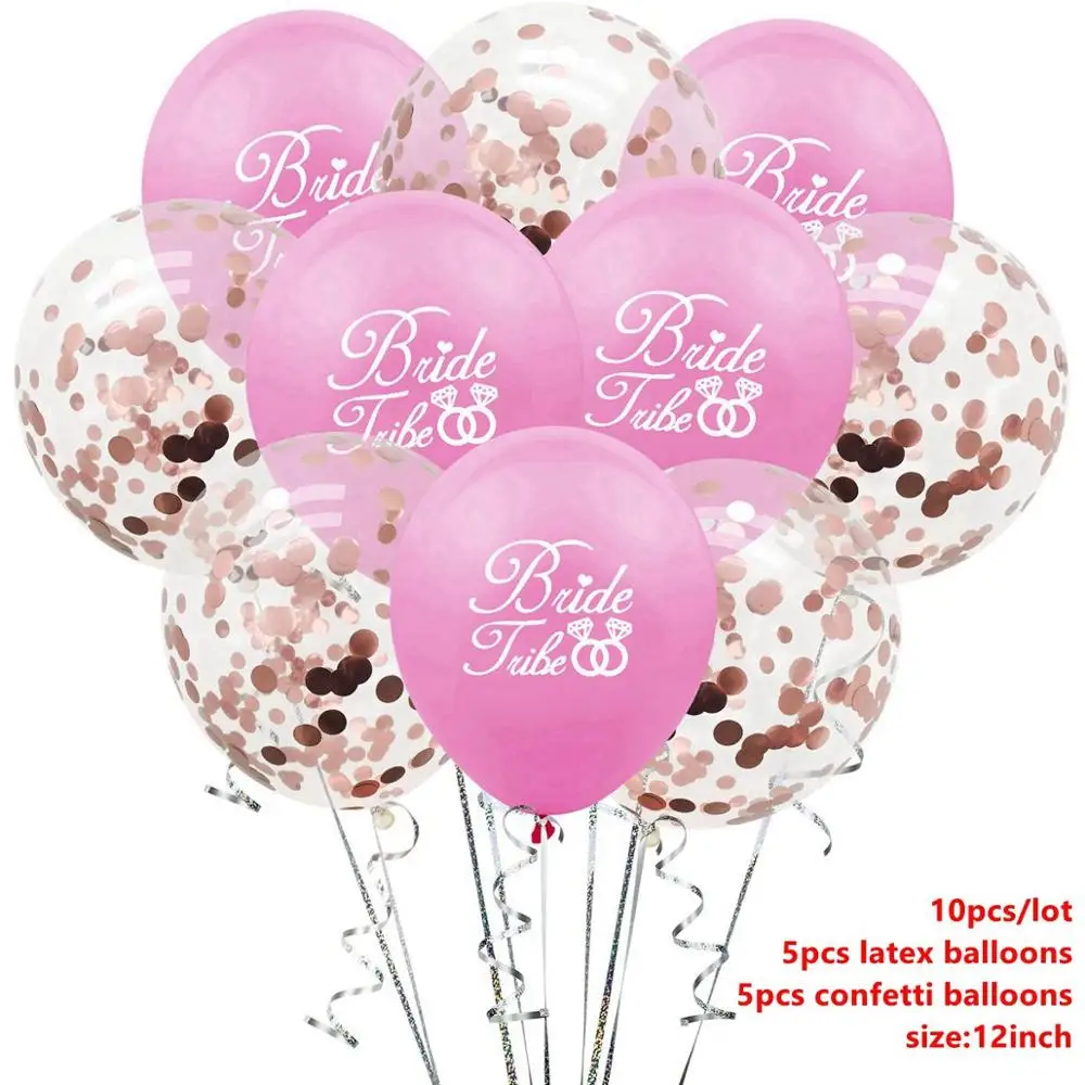 Love Balloosn 4 Taoup, 1 шт., сетчатая белая роза, корона, вуаль, свадебные сувениры и подарки, принадлежности для вечеринки-девичника, для невесты - Цвет: Love Balloosn 4