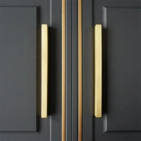 nordic style wardrobe door brass handle brass gold drawer handle knobs cabinet shoe cabinet solid long pulls
