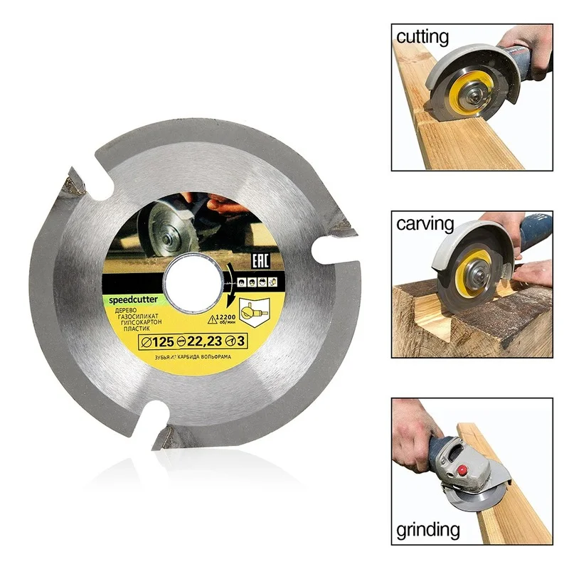 

125mm Circular Carbide Saw Blades Cutting Wood for Angle Grinder Saw Disc Wood Cutter Saw Blade for Cutting Grinding Wood