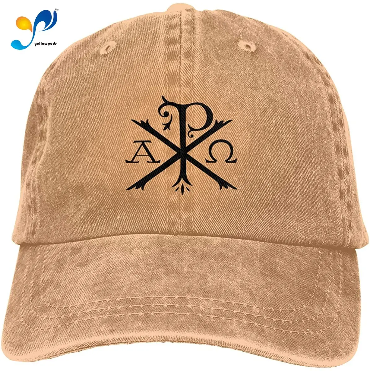 

Chi Rho Alpha Christian Cross Flag Unisex Soft Casquette Cap Fashion Hat Vintage Adjustable Baseball Caps