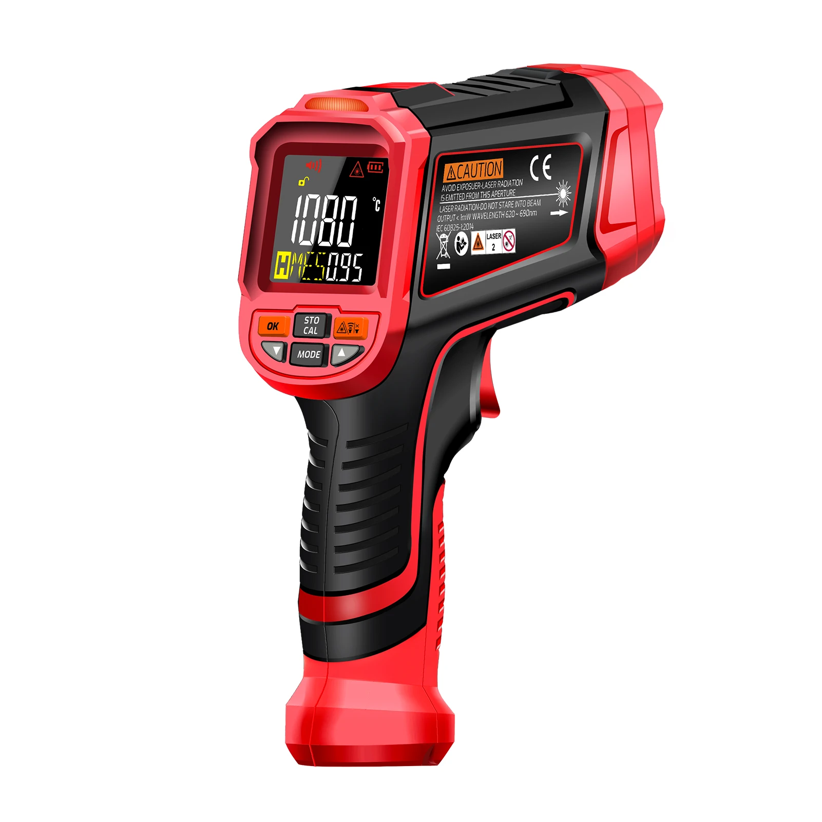 

TASI TA603A/B/C Digital Temperature Tester Non-Contact IR Infrared Thermometer 50:1 Pyrometer Color LCD Display with Backlight