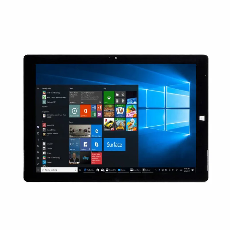 Игровой Компьютер T1062 Windows 10 Z8350 64 бит 1 и 8 дюйма 4 Гб DDR + HDMI совместим с двумя