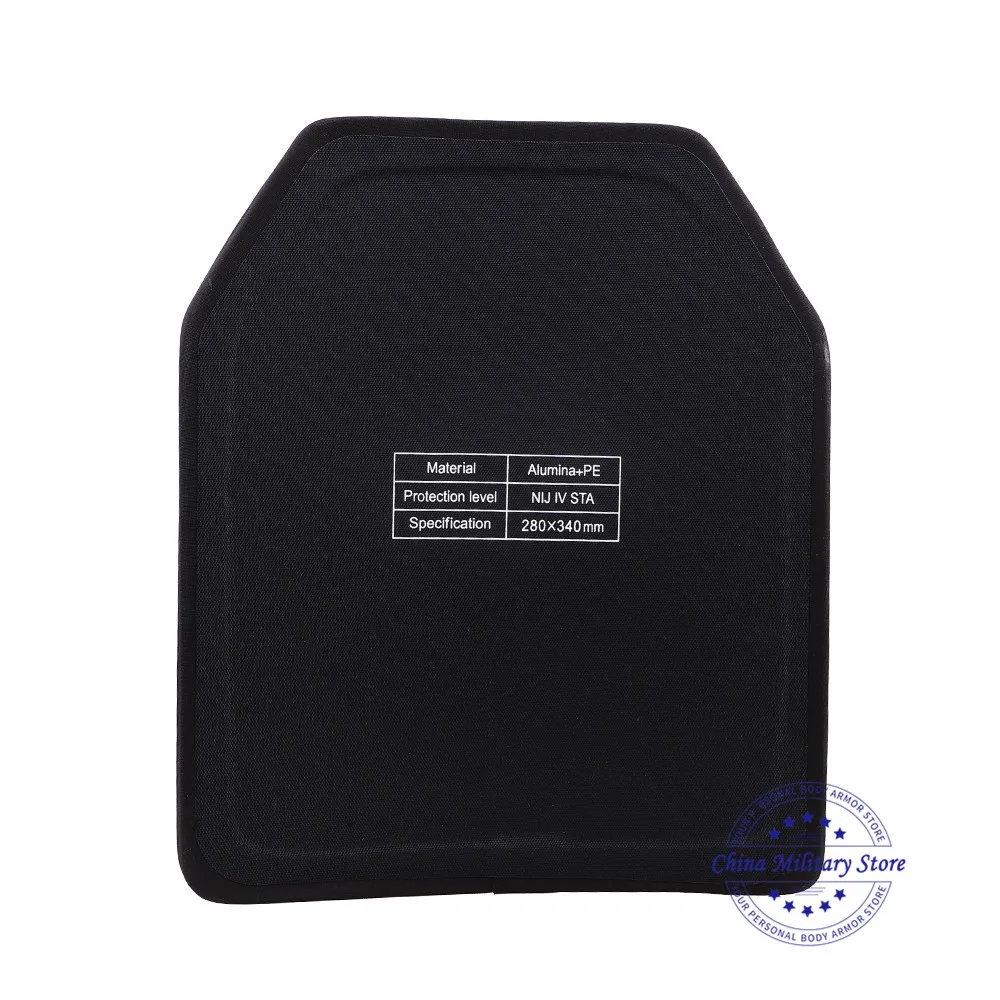 Цена Пара противопуленепробиваемых бронированных броневых панелей NIJ Level IV, 11 х14 уровней, 4 дюйма, керамические Военные боевые пуленепробиваемые ...