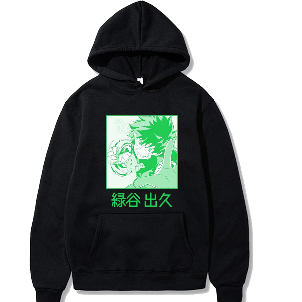 

Hot Anime My Hero Academia Hip Hop Long Sleeve Loose Male and Female