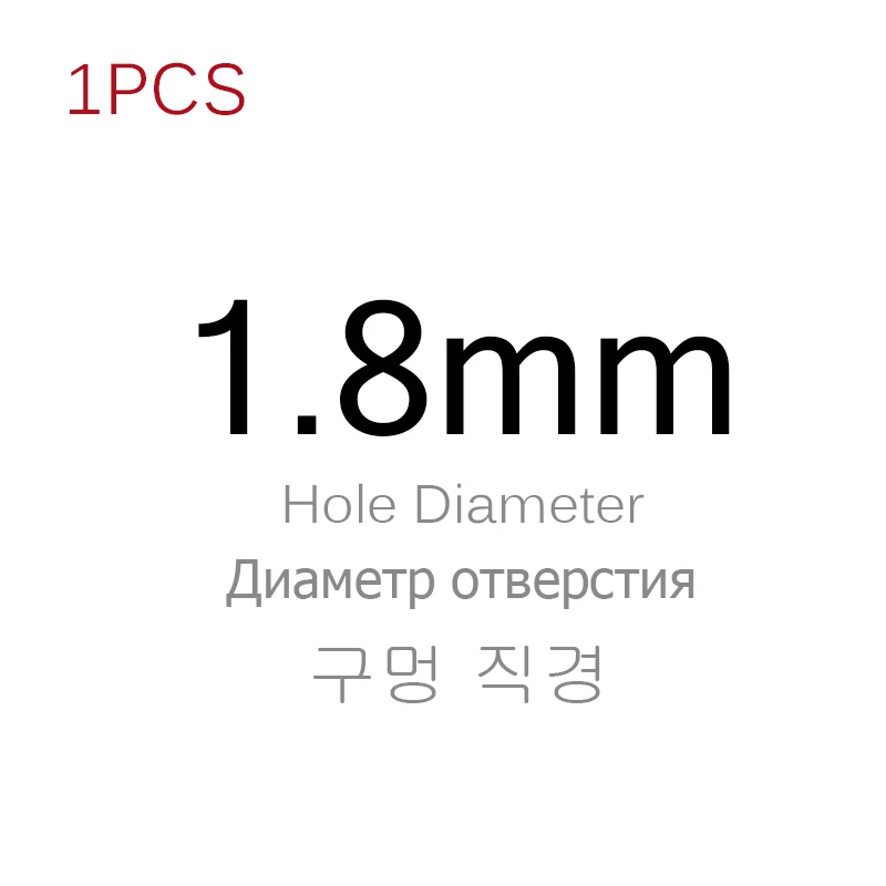 1.8mm 1PCS Инструмент для штамповки изделий из кожи, толстый стальной ремесленный Круглый бумажный холщовая одежда ремень для штамповки DIY кожаный перфоратор Размер 0,5 мм-10 мм - Цвет: 1.8mm 1PCS