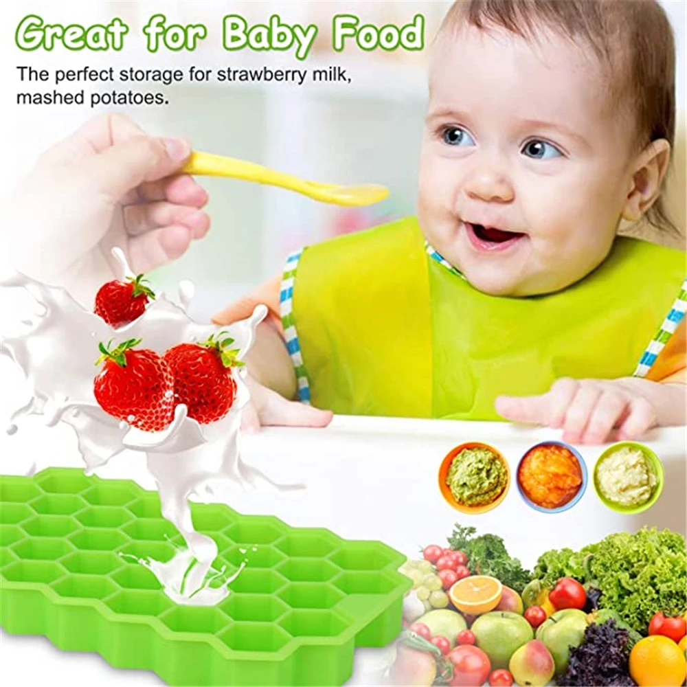 Силиконовые кубики льда сотообразной формы лоток силиконовые с крышками для