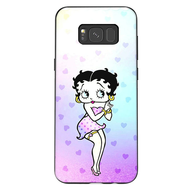 B8 Силиконовый Мобильный чехол для телефона для samsung A70 A60 A50 A40 A20 A30 A10 A9 A8 A7 A6 A5 плюс Чехол для нового IPad Betty Boop - Цвет: B8