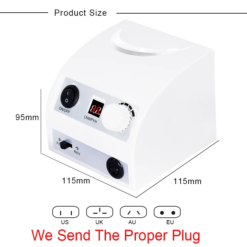 

35000/20000 RPM Professional Nail Drill Machine Set Mill Cutter Accessories Electric Manicure Pedicure Machine Nail Art Tools