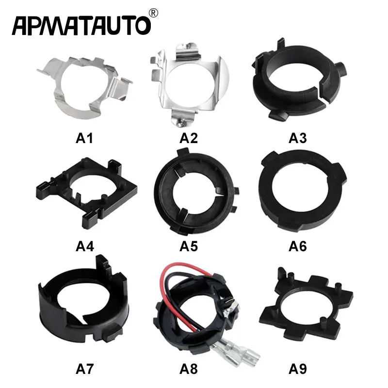 2 шт. держатель для лампы H7 светодиодный AUDI A3 A4 VW Golf NISSAN Mercedes Ben Hyunda Ford|База| |