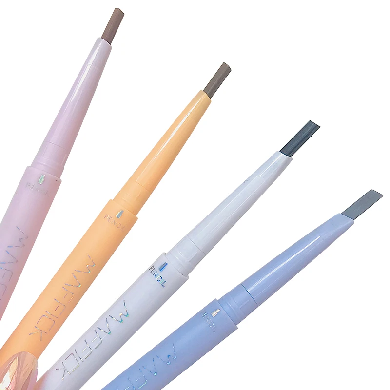 Ультратонкий двухсторонний карандаш для бровей водостойкий устойчивый к поту