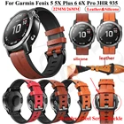 Ремешок силиконовый для наручных часов Garmin Fenix 7 7X 6X 6 Pro 5X 5 Plus 3HR