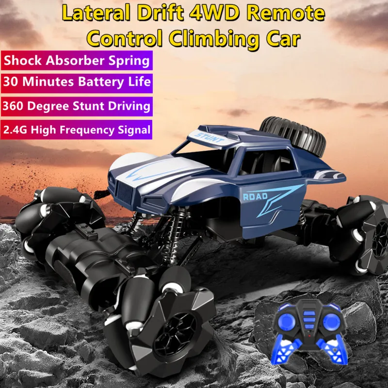 

High Speed 2.4G 4WD Bigfoot RC Car 45° Climbing Drift Racing Car Off Load Crawel Control Stunt Vehical Kid Adult RC Toys Gifts