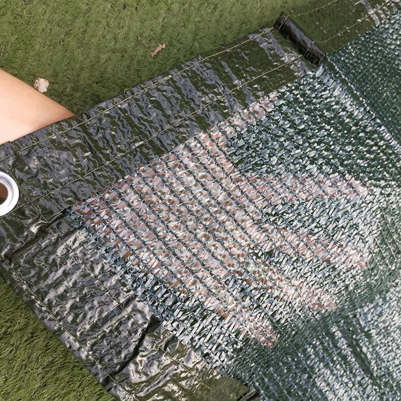 Tewango зеленый HDPE сельскохозяйственный вязаный Зонт сетка садовые патио тент сетка 70% тент ставка для растений