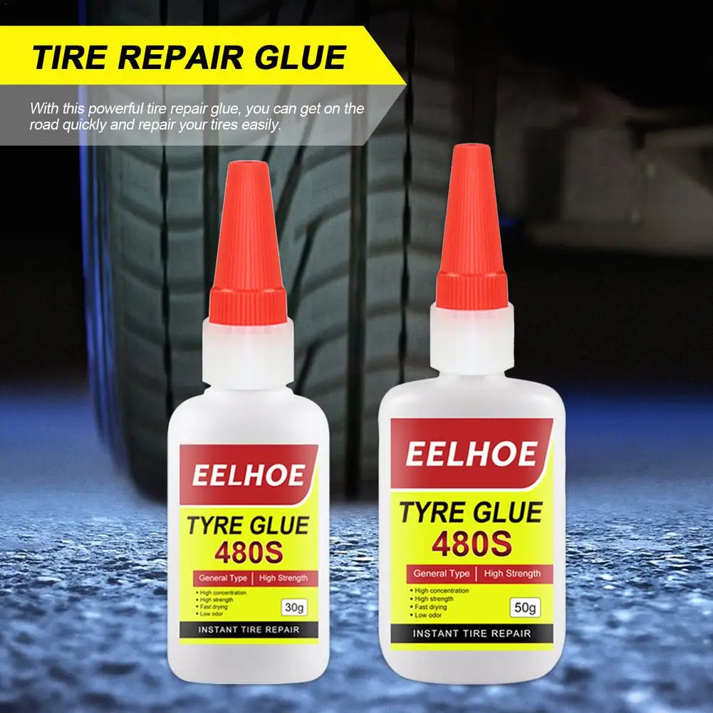 

480S Black Instant Glue Auto Adhesives Car Tire Repair Glue Super Caulk Rubber Repair Multi-Purpose Strong Super Cold Glue