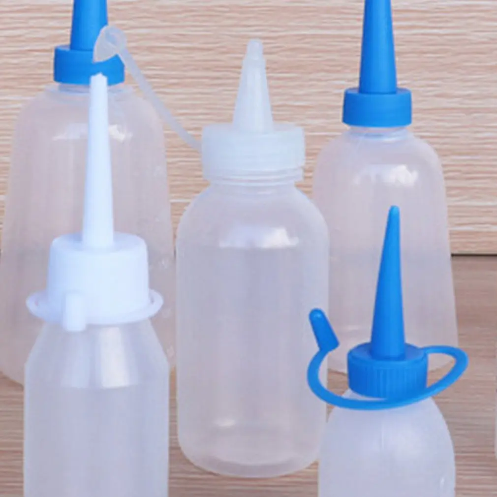 

30ml Thickened plastic bottle Glue Oil bottle tip Oiler Water bottle for Oil Outlet Needle Tip Applicator Precision Bottle