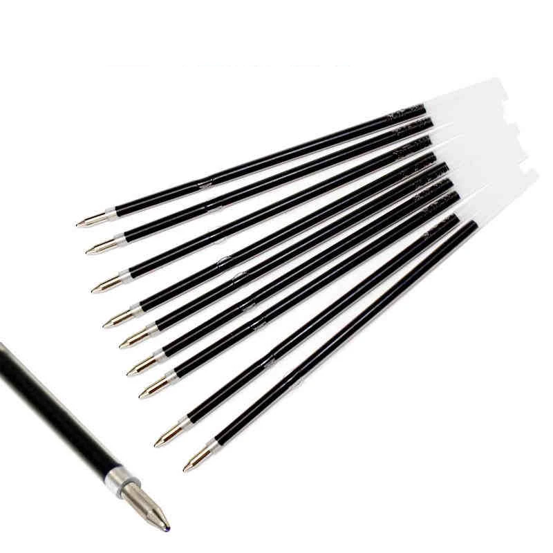 Ручка шариковая 0 7 мм со стержнями 20 шт. черные красные синие чернила офисные