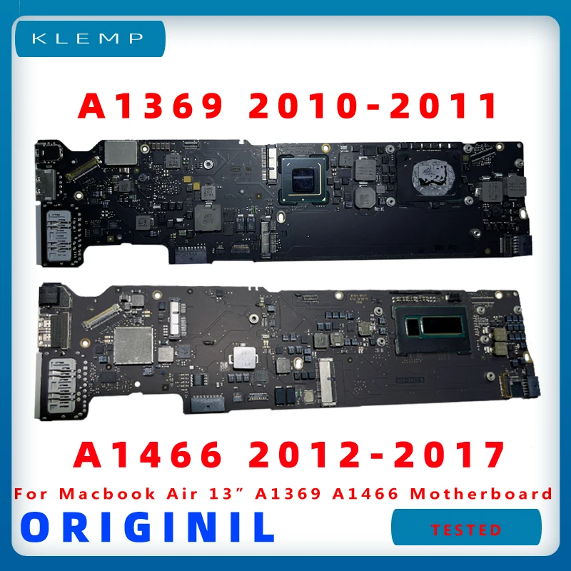 Протестированная материнская плата A1466 A1369 для MacBook Air 13 &quot со шнуром 2 i5 i7 4 ГБ 8 16 2010