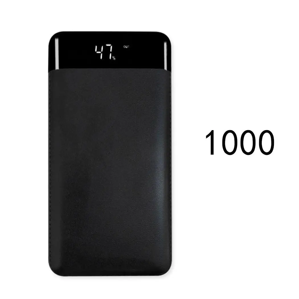 10000 мАч/20000 мАч Внешний аккумулятор Двойной USB с светодиодный фонарик Мобильный