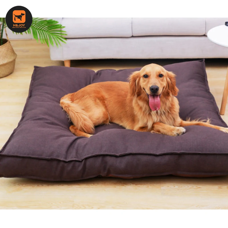 Квадратная кровать для собаки диван утолщенная теплая подушка щенка питомник