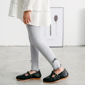 Spring Childrens Pants 95% Cotton Thick Kids Leggings Bow Girls Sprot Leggings Girls Trousers