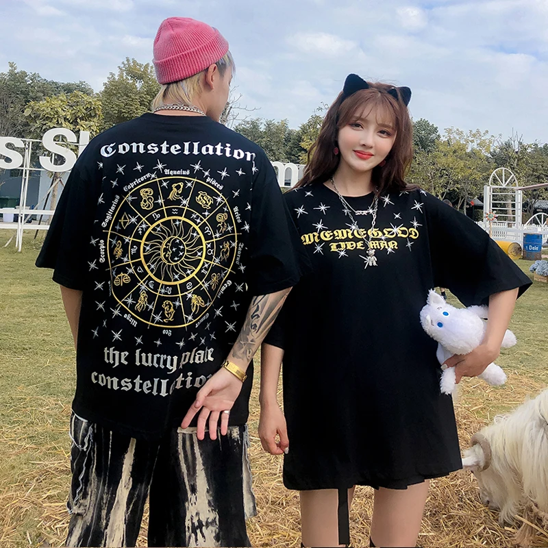 Мужская хлопковая футболка с коротким рукавом модный дизайнерский Топ Harajuku лето