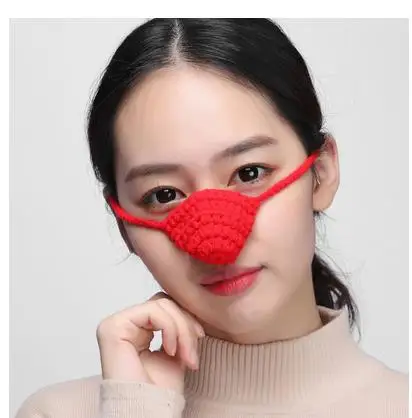 Индивидуальная шерстяная защитная маска для носа теплые дышащие мужские и