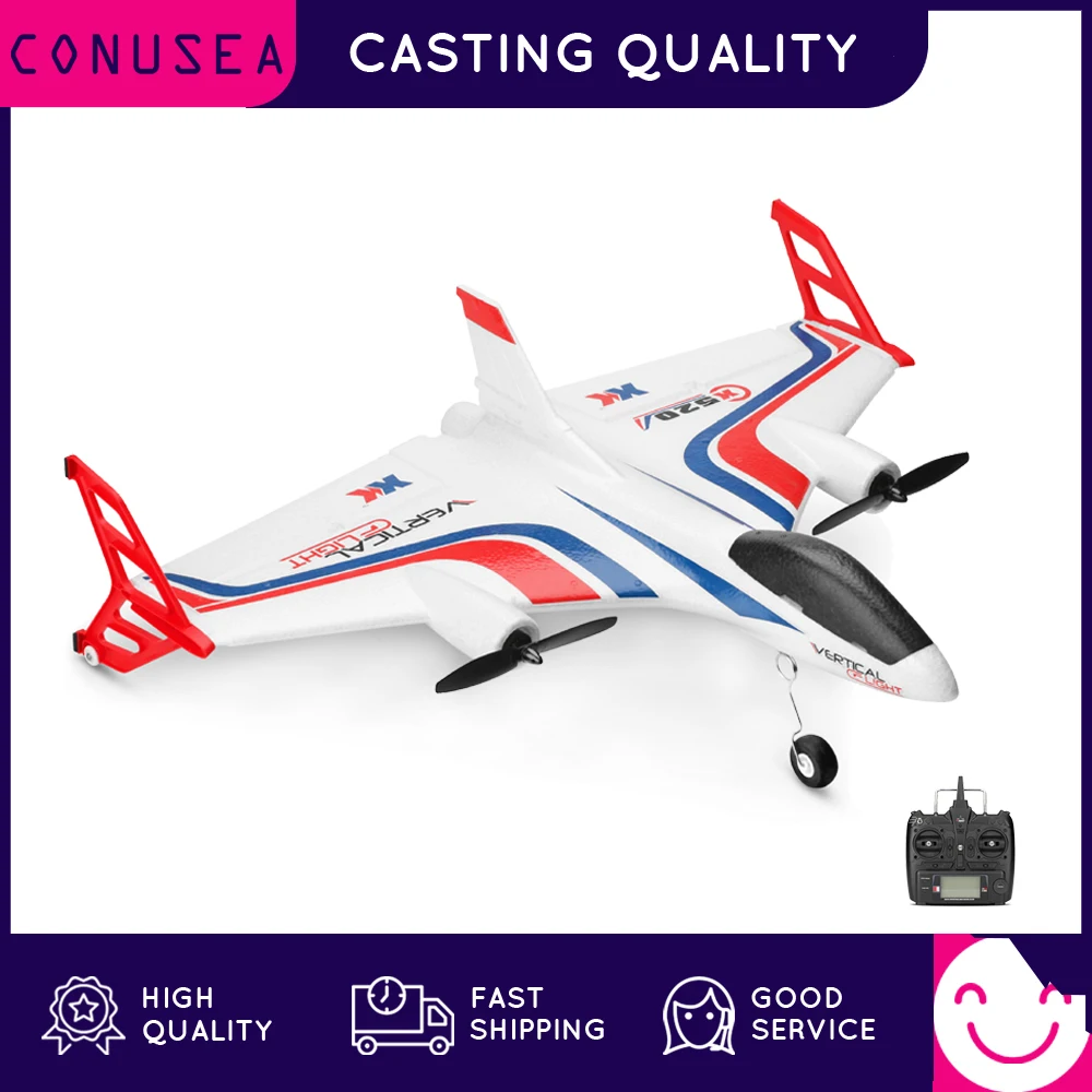 

WLtoys XK X520 RC Airplane 6-Axis Gyro Brushless Motor Electric RC Plane Glider Throwing Wingspan EPP Foam Planes Fixed Wing RTF