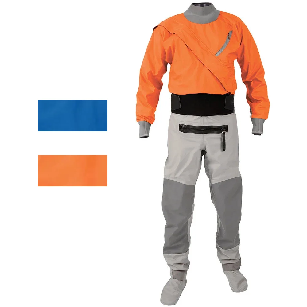 Резиновый латексный спасательный сухой костюм на молнии для подводного плавания