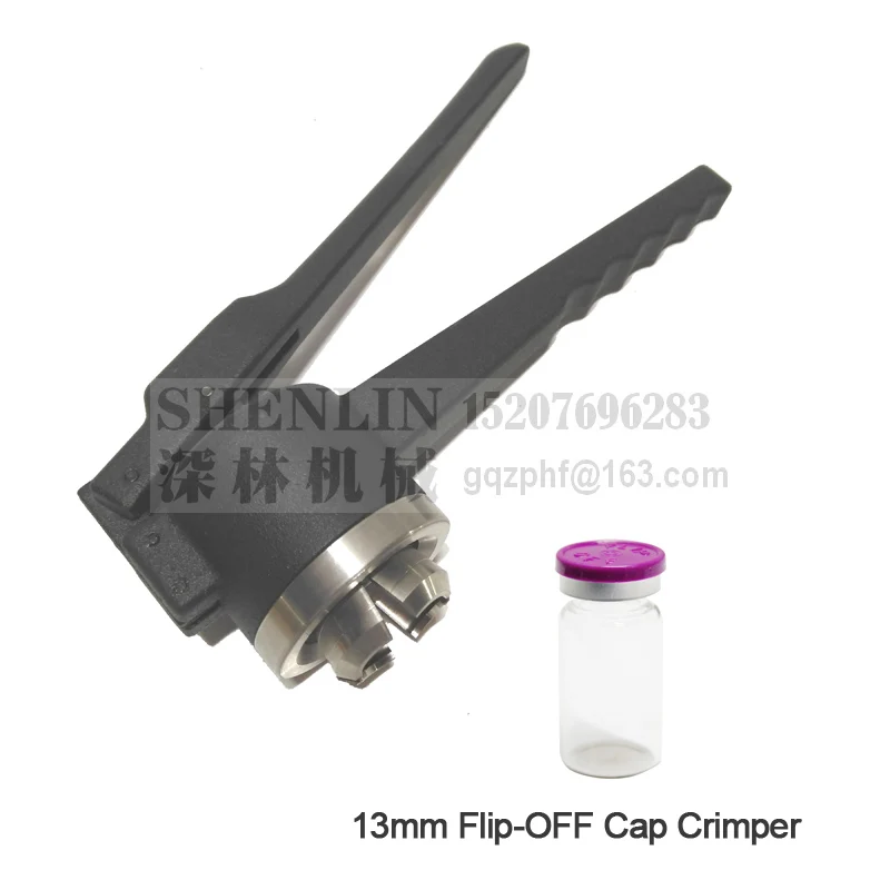 To 13mm filp cap SHENLIN флакон щипцы закрыть Медицинская бутылка ОБЖИМНАЯ машина фармацевтическая стеклянная бутылка обжимной инструмент алюминиевый колпачок шкафчик 13 мм 20 мм - Цвет: To 13mm filp cap