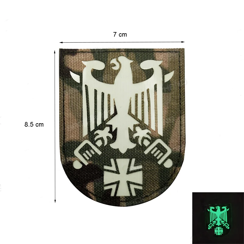 Новый немецкий y образный флаг ИК нашивка вышивка полиция DEU Орлан Детская