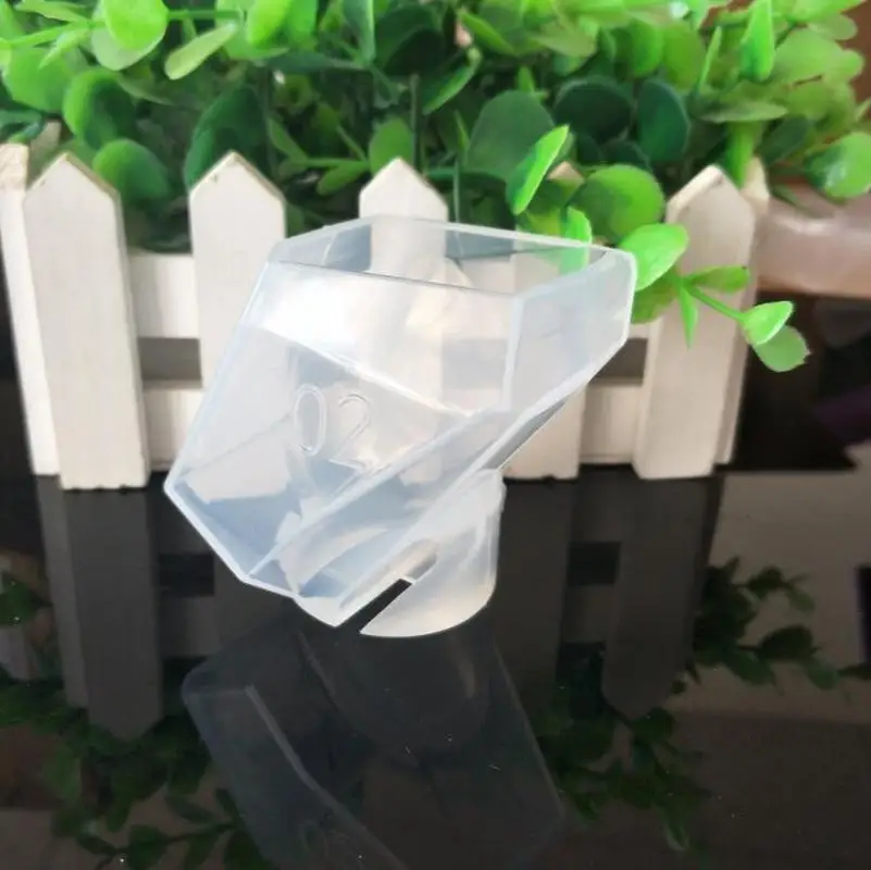 Силиконовая форма для свечей в форме 3D из камней правильной геометрической формы