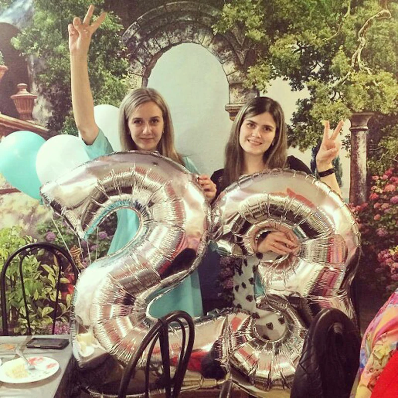 Фольгированные воздушные шары в виде цифр 40 дюймов|party supplies|supplies partyparty party |