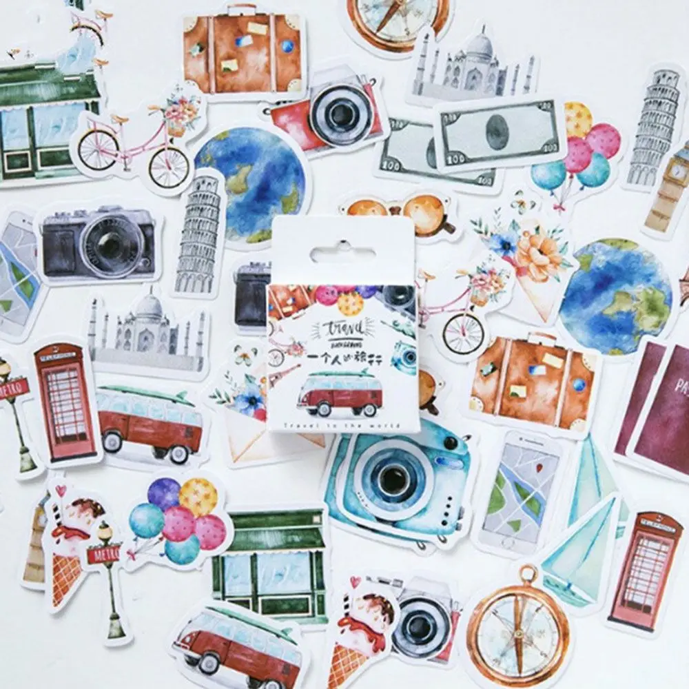 45 шт коллекция памятки наклейки дневник упаковка наклеек разместил его Kawaii